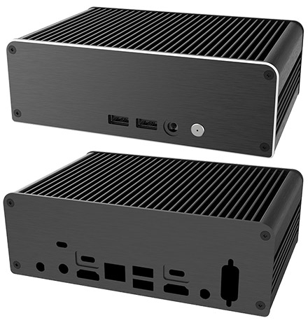 Akasa Newton CWS Encloure (for Intel NUC12/13 Pro i3) <b>[A-NUC93-M1B]</b>
